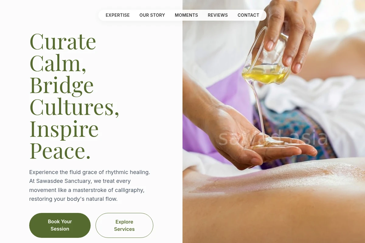 Calligraphy Massage Parlor Studio